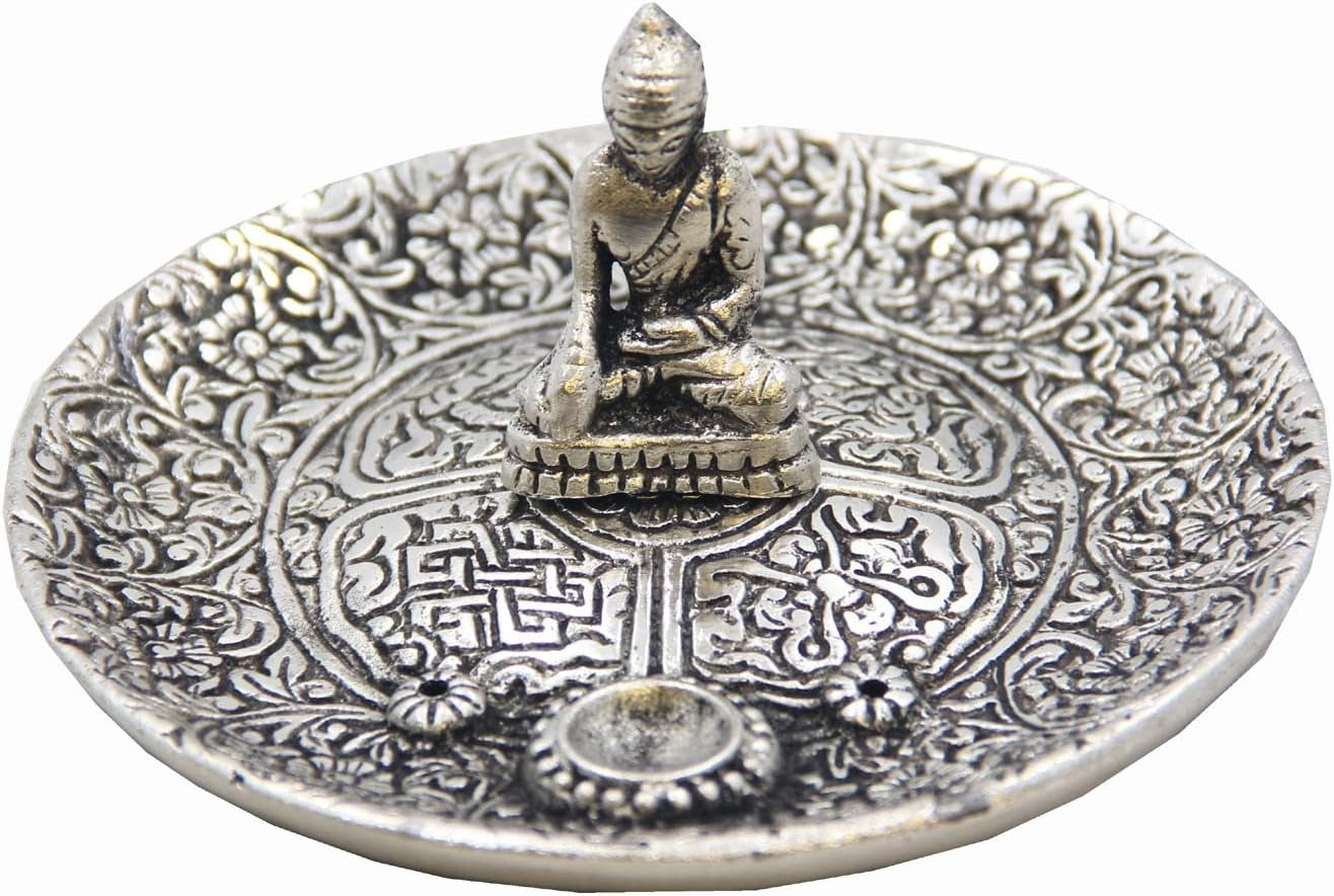 Tibetan Buddha Incense Burner and Holder